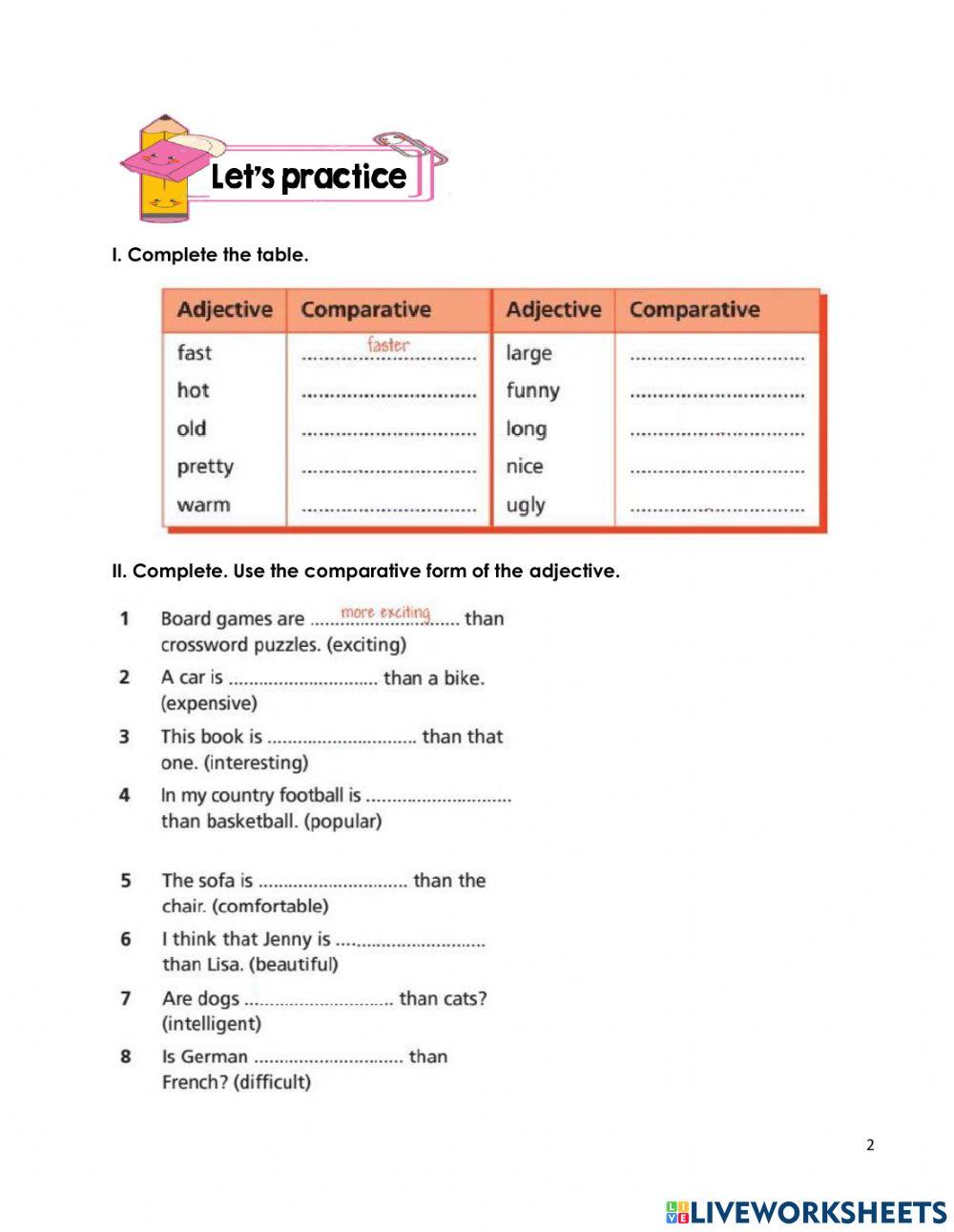 CGE3-Comparative Adjectives-WS