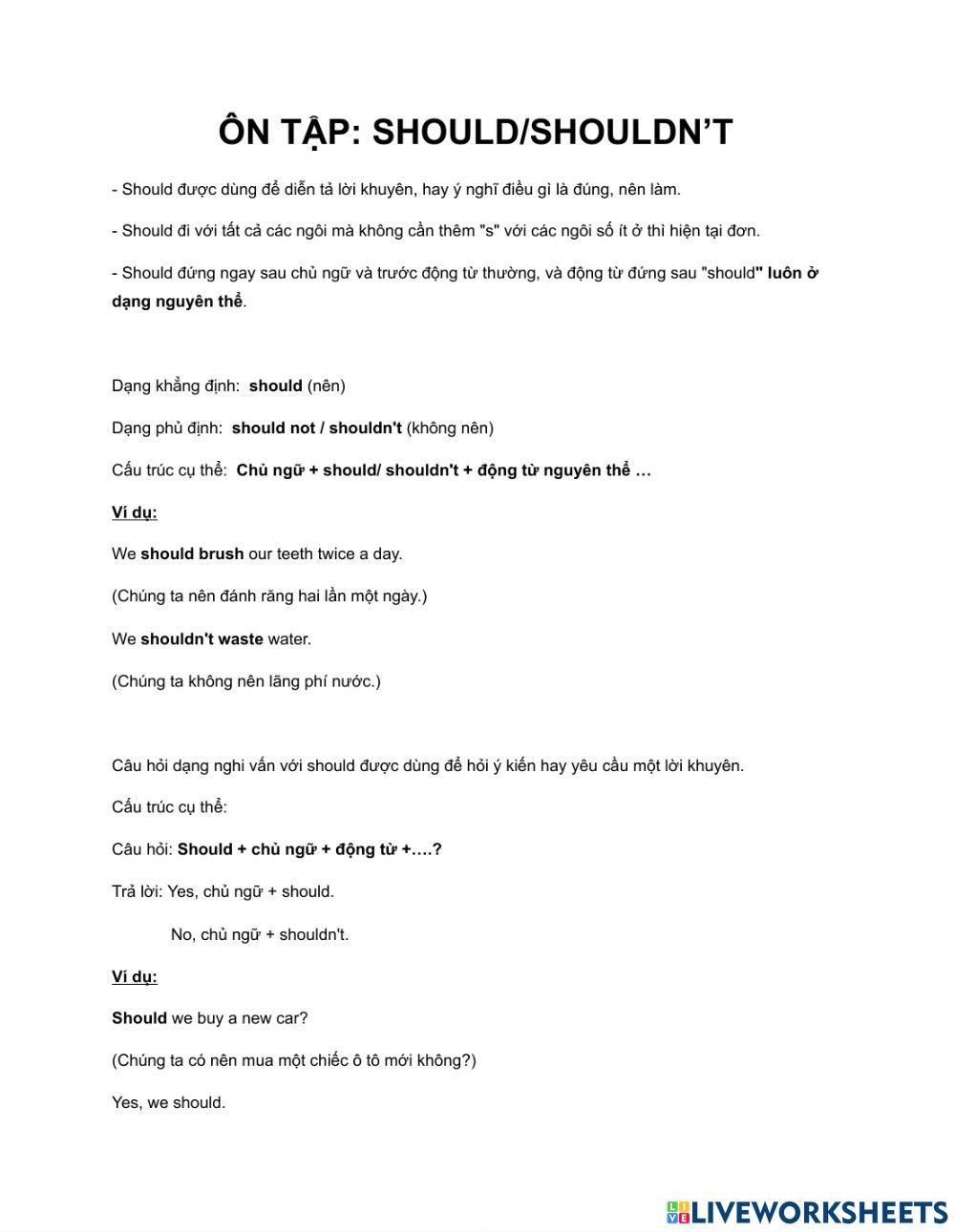 E8 End of term review 5