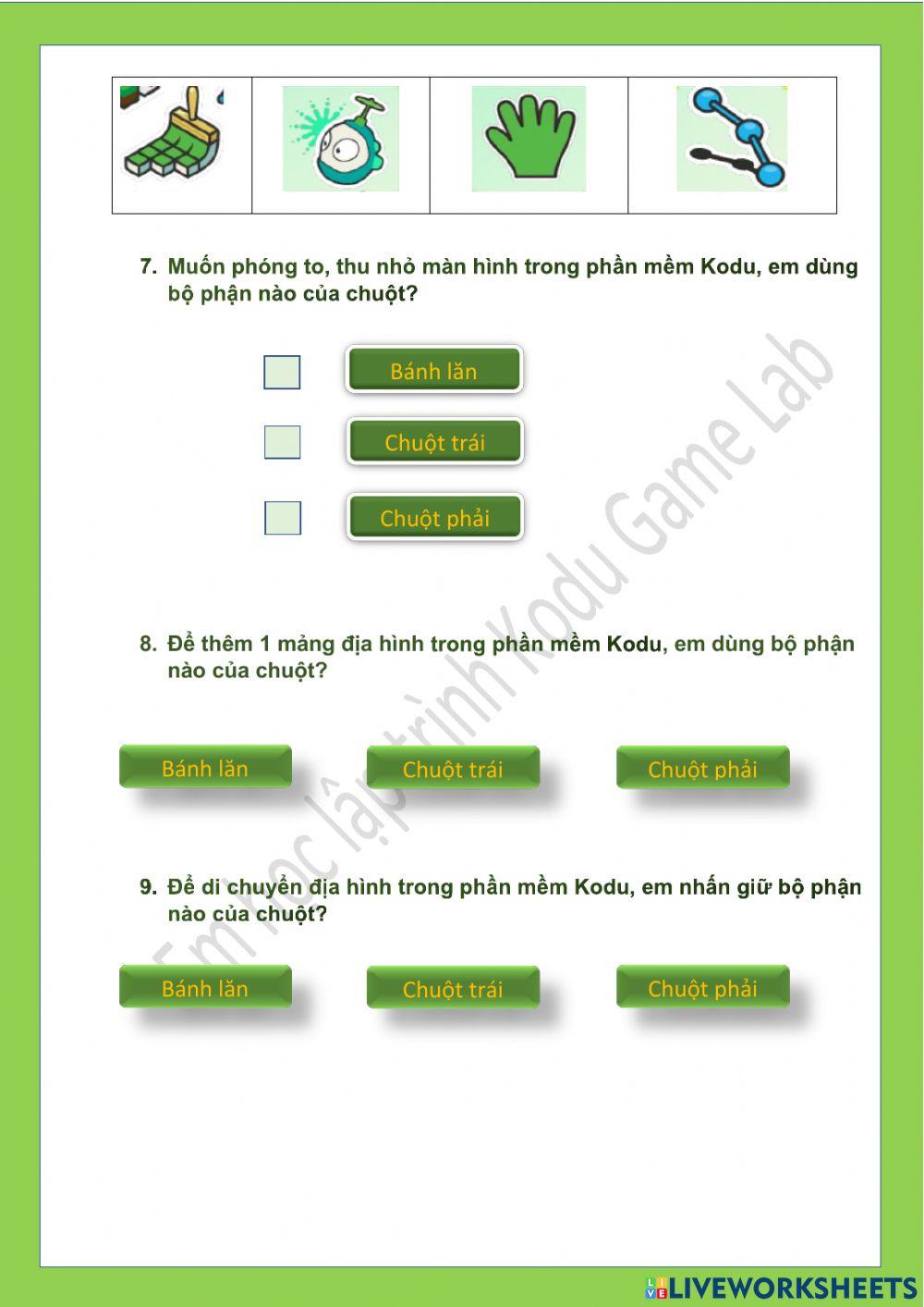 Tin học lớp 1-Bài 2: