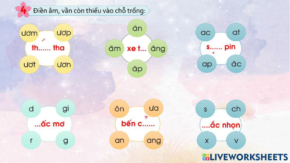 Phiếu ôn tập tuần 15