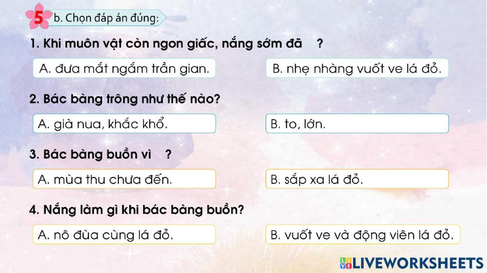 Phiếu ôn tập tuần 15