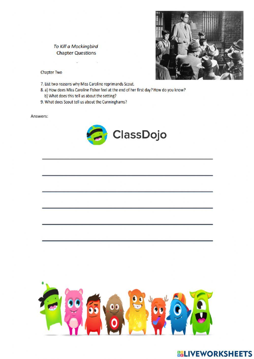 How to Kill a Mockingbird Chapter 2