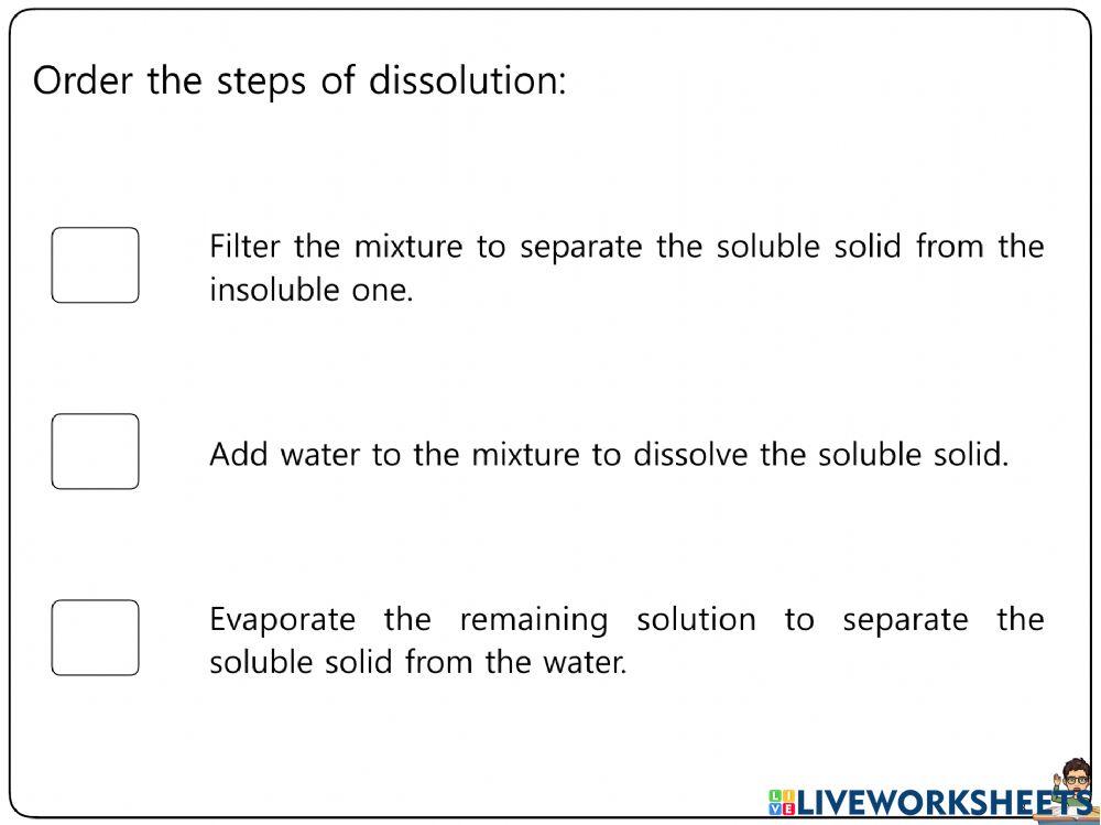 Matter Worksheets 6-10