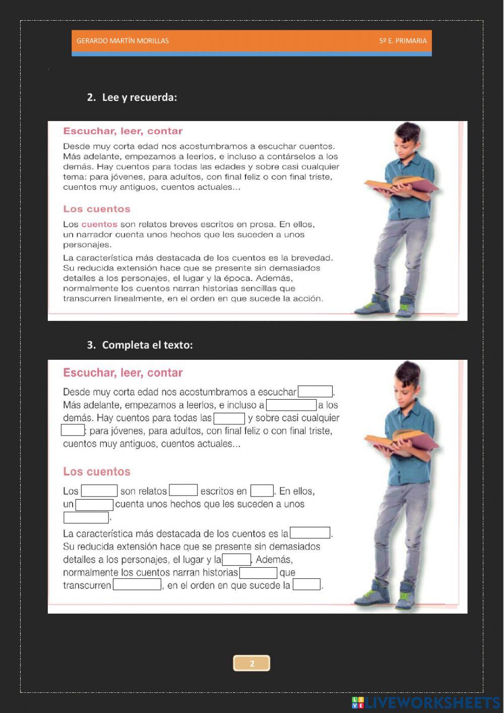 Competencia literaria. Tarea 6.