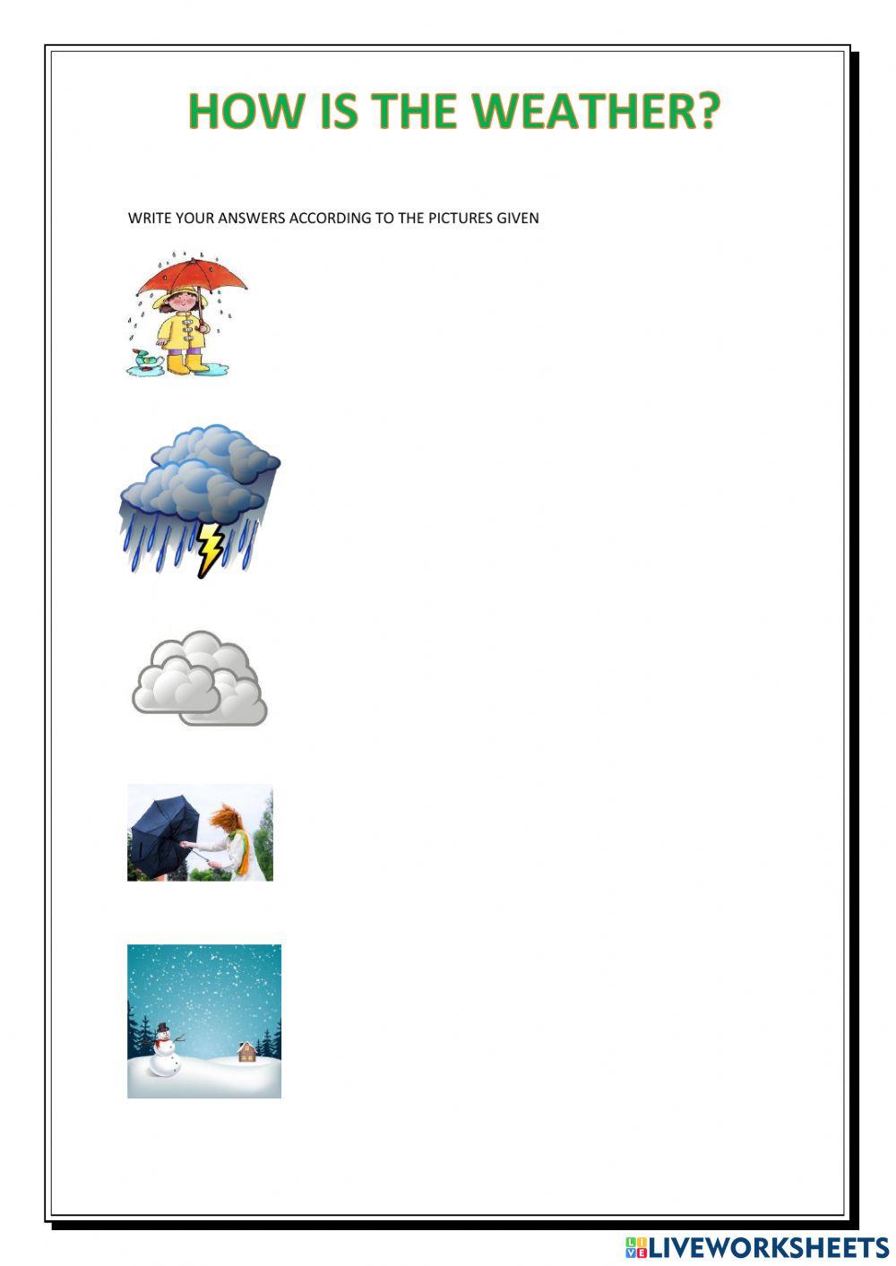 Weather online exercise for GRADE: 7 | Live Worksheets