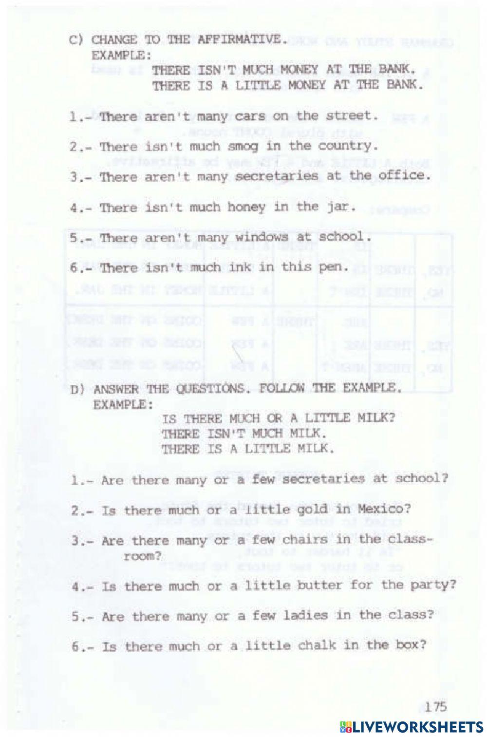 Contable and Uncontable noun