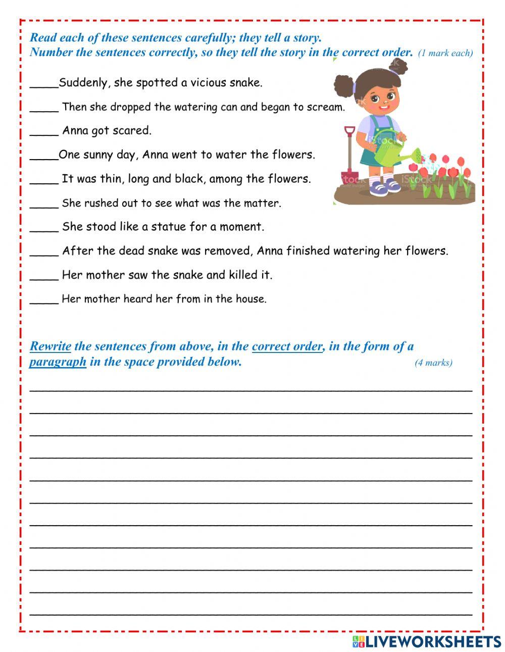 Creative Writing Christmas Term Test