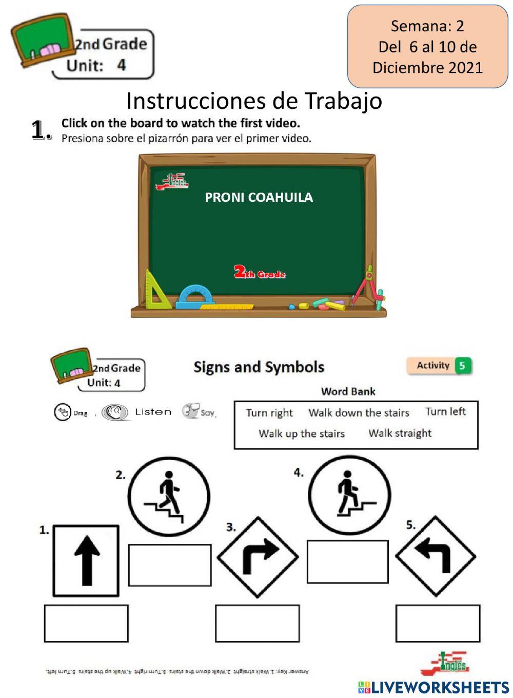 2° Grade Unit 4 Week 2 worksheet | Live Worksheets