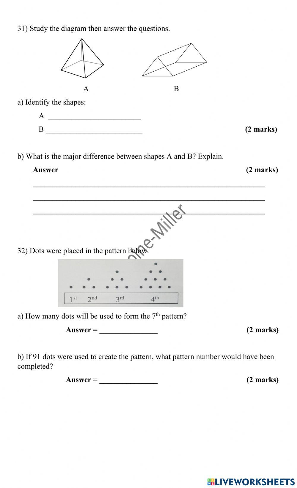 Std 5 Mathematics (long)