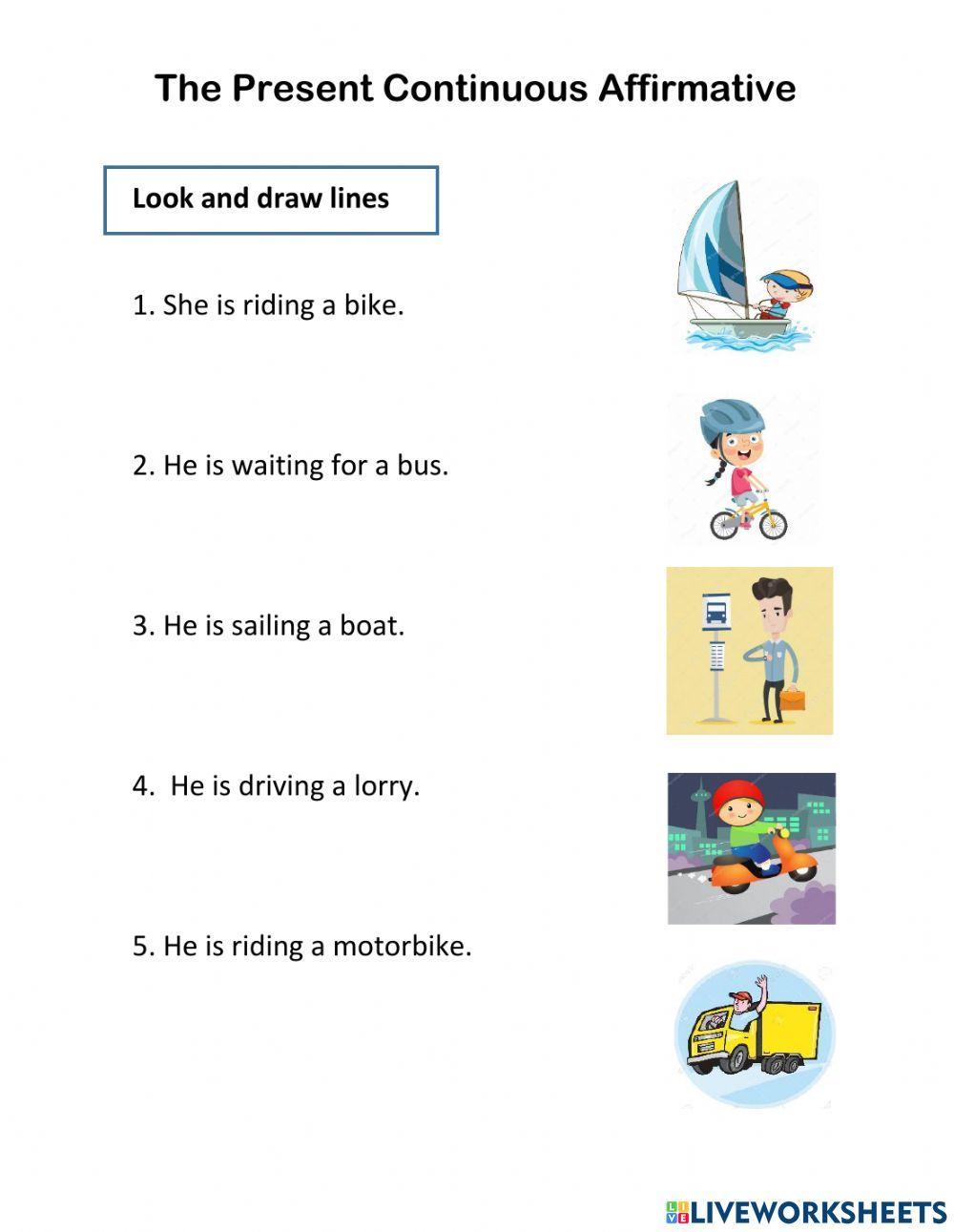 The Present Continuous Affirmative