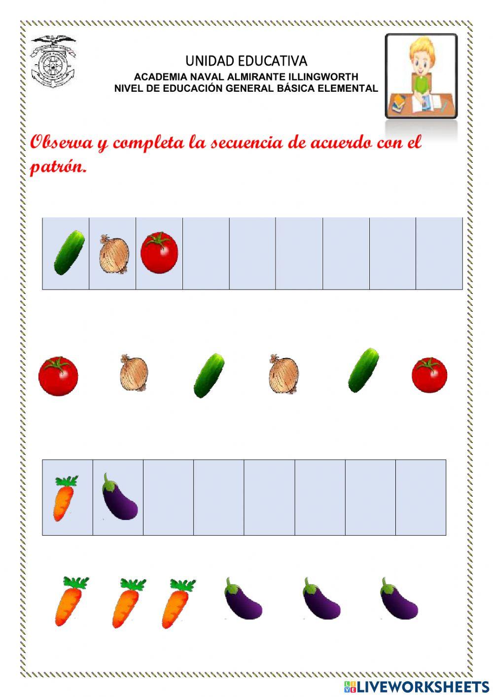 Pratones con secuencias