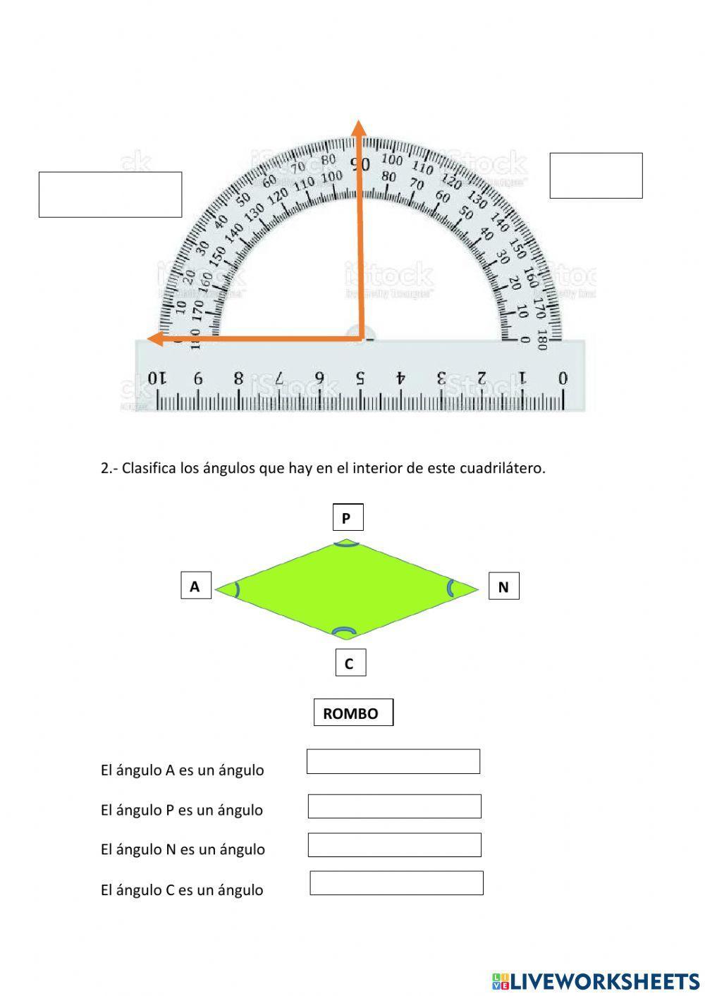 Clases de ángulos Clases de ángulos
