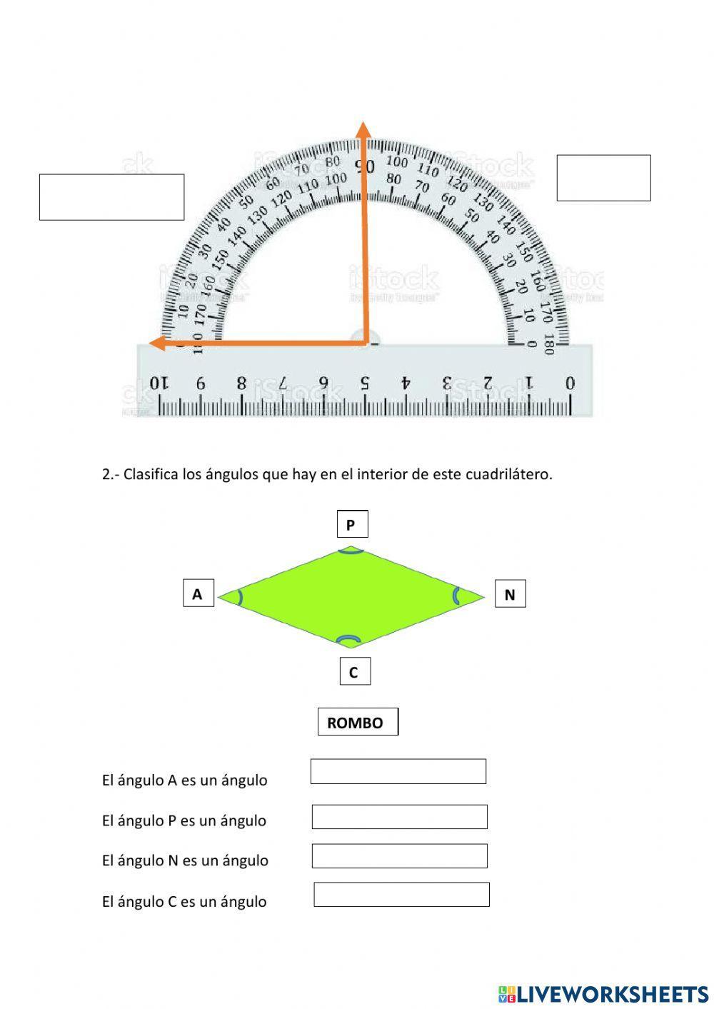 Clases de ángulos