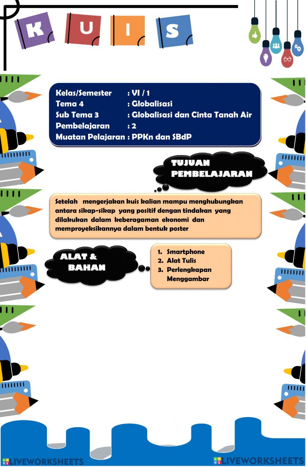 Kuis Tema 4 ST 3 PB 2