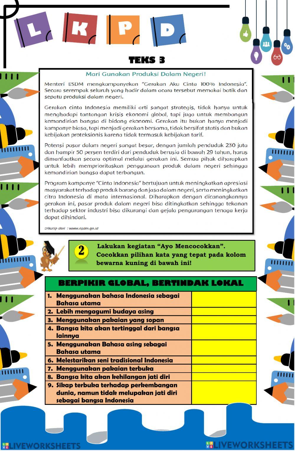 Kuis Tema 4 ST 3 PB 2