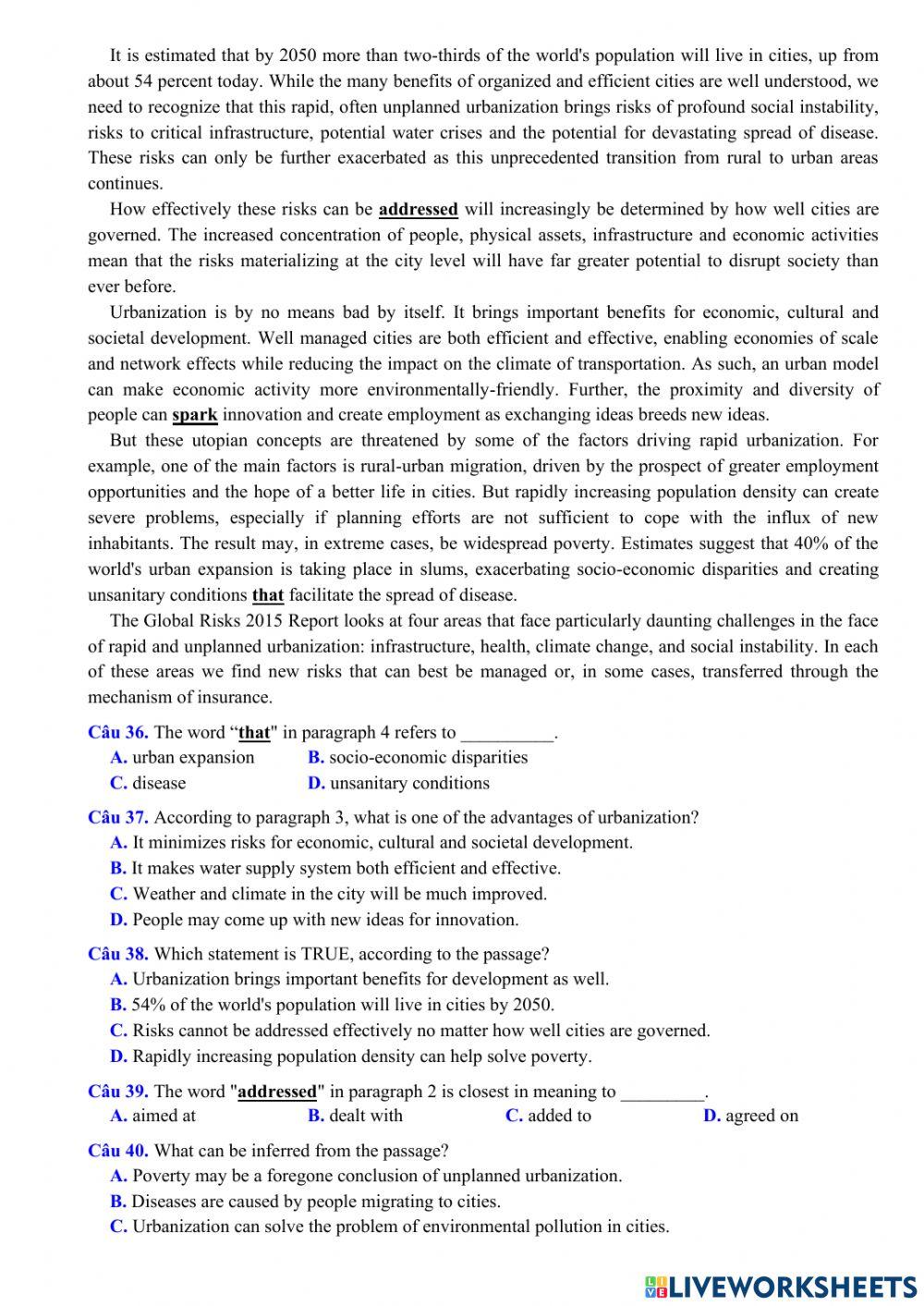 Đề thi thử 02 lớp 12