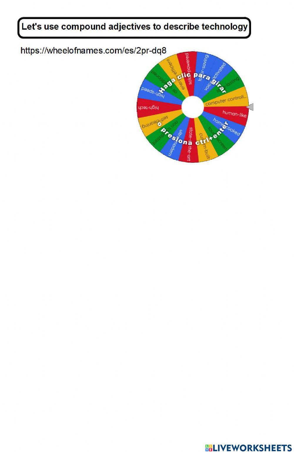 Technology and compound adjectives