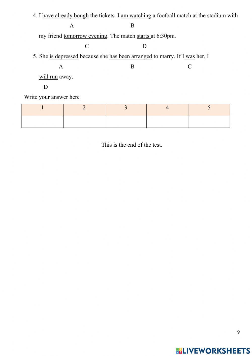 Final Level 7 Grammar