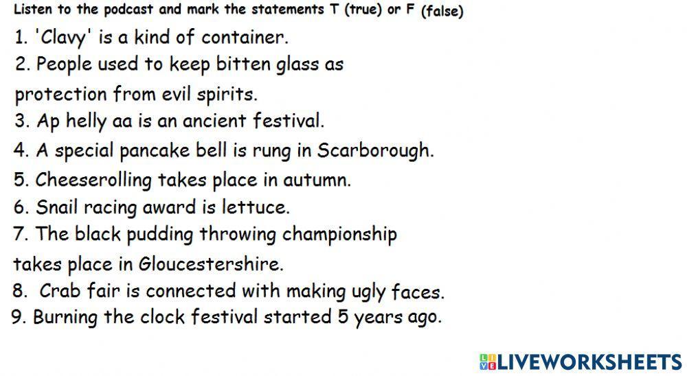 Unusual British festivals