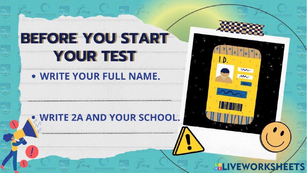 LISTENING TEST 3 - FUTURE TENSES - SECOND SEMESTER 2021-2022