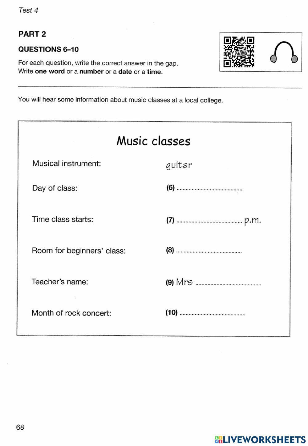 06.12.21-KET Listening (Part 2)