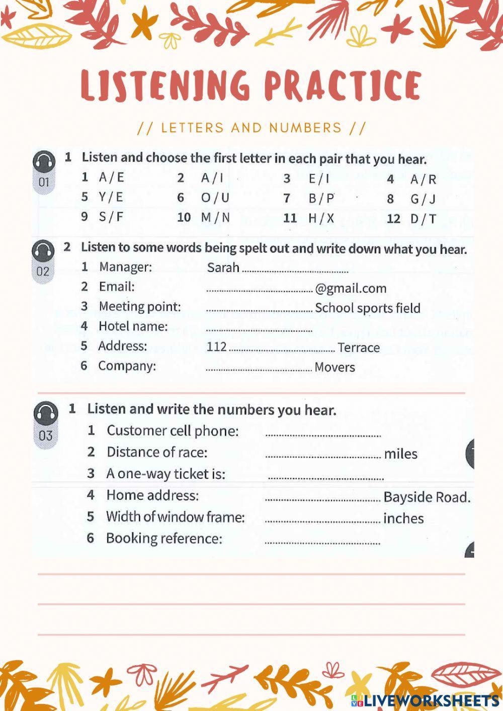 Tr2 L numbers and letters