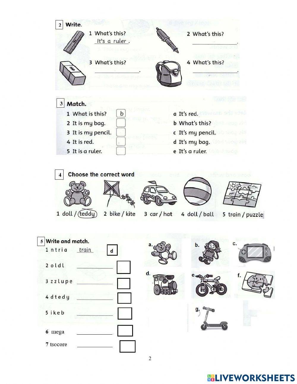 DS - Fa1 - Test 1 Writing
