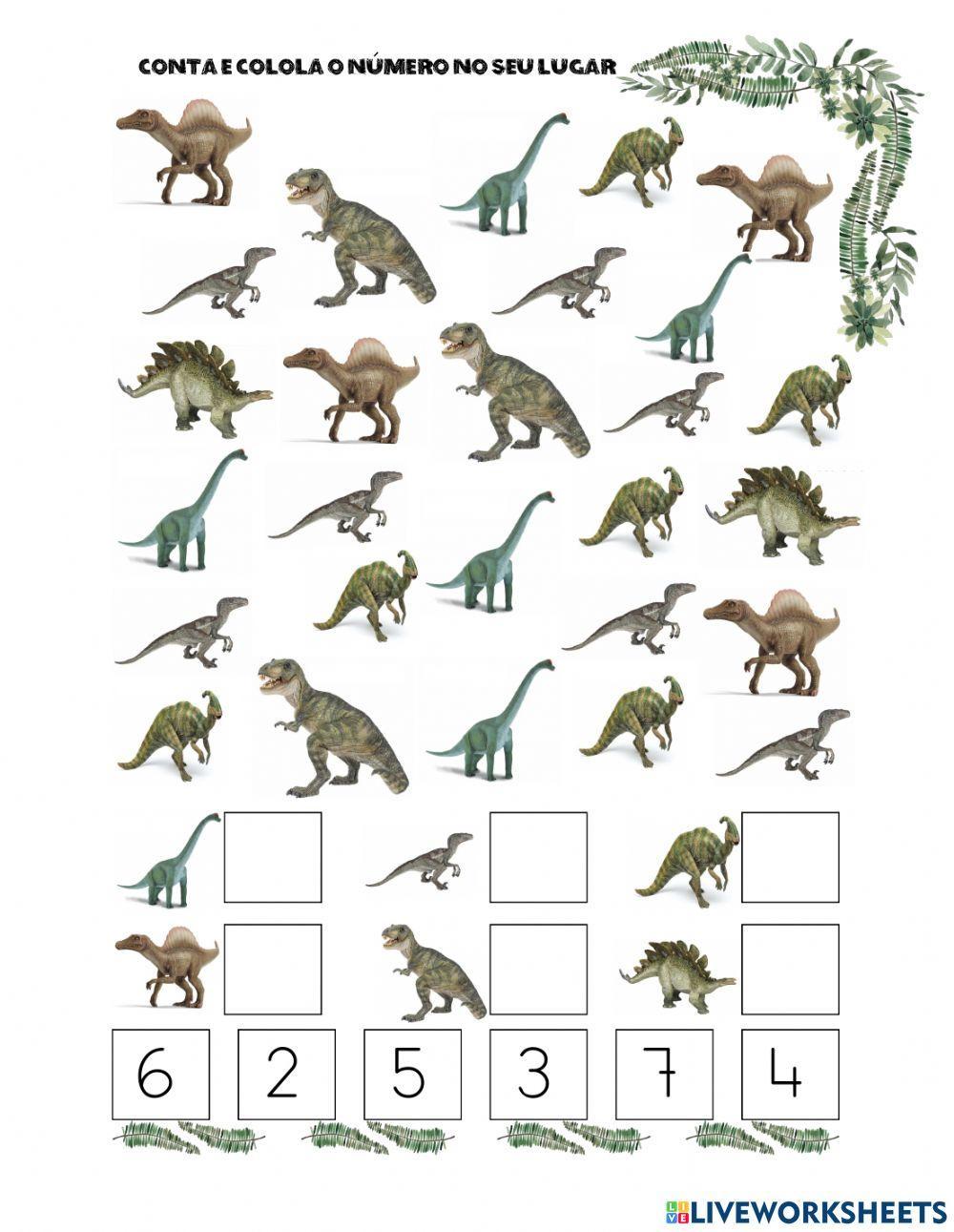 Actividades dinosaurios infantil