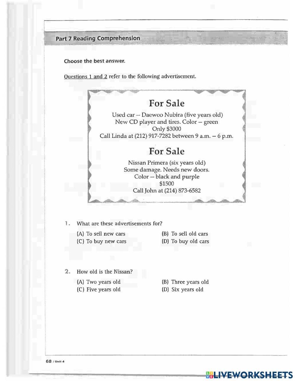 Unit 4: S-V agreement