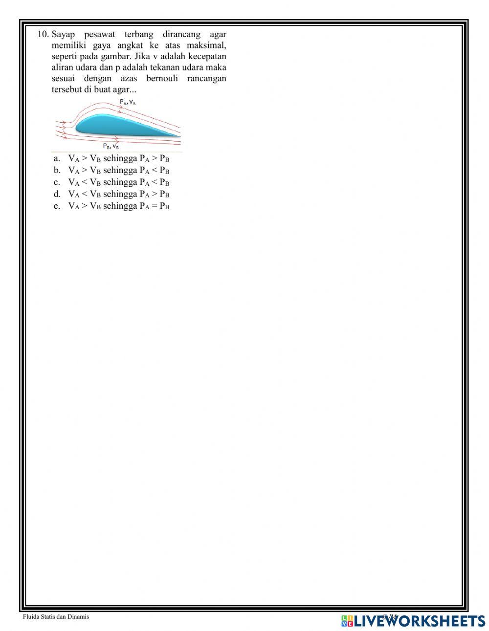 Fluida Statis dan Fluida Dinamis