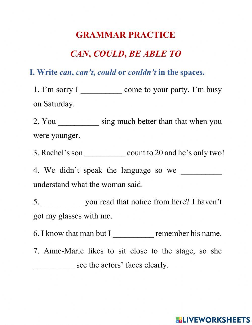 A2-W10-Grammar practice