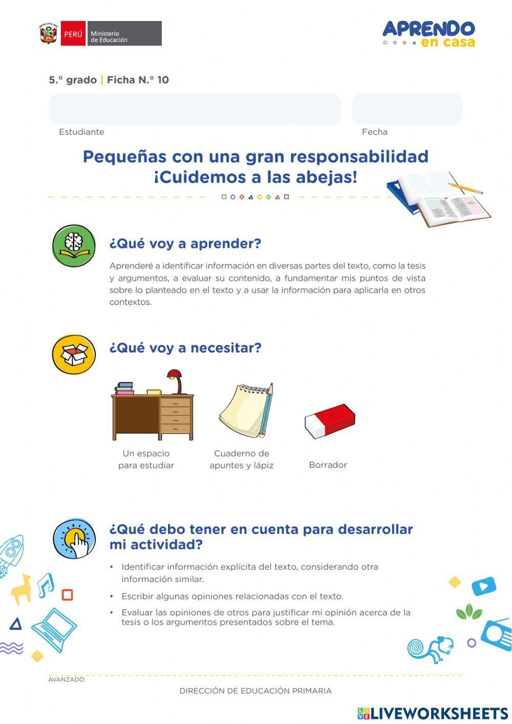 Pequeñas con una gran responsabilidad ¡Cuidemos a las abejas!