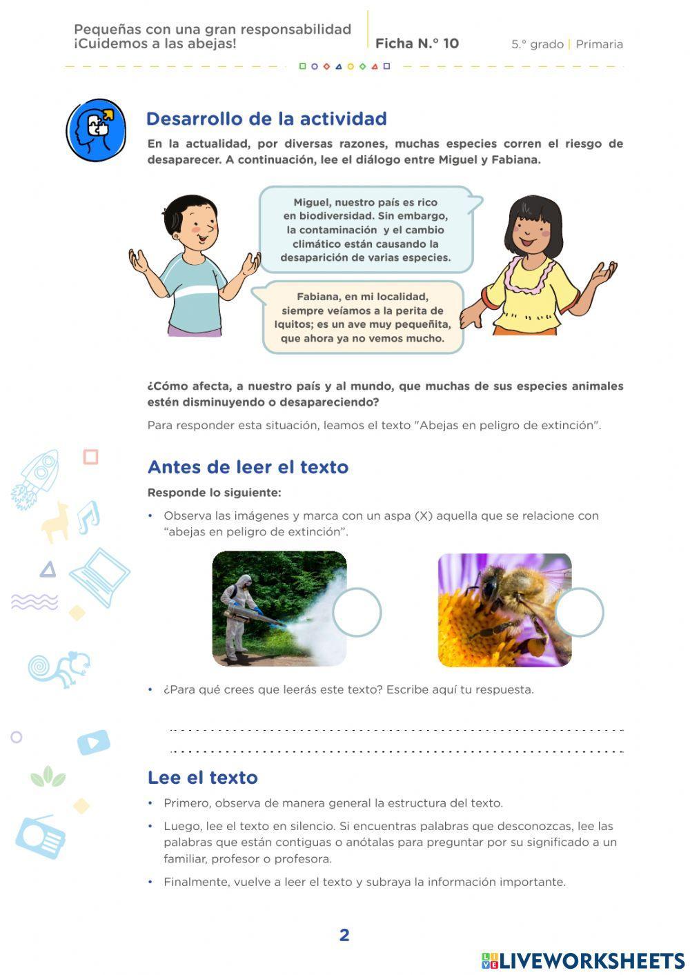Pequeñas con una gran responsabilidad ¡Cuidemos a las abejas!