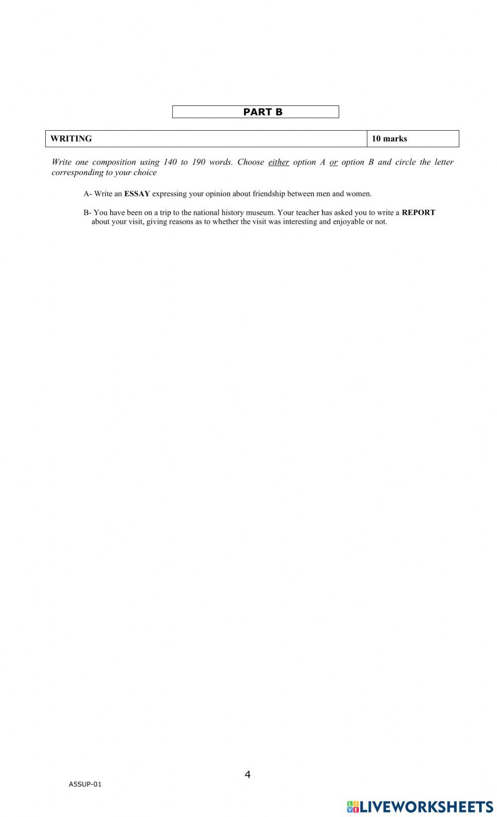 Superior Mock exam 2021