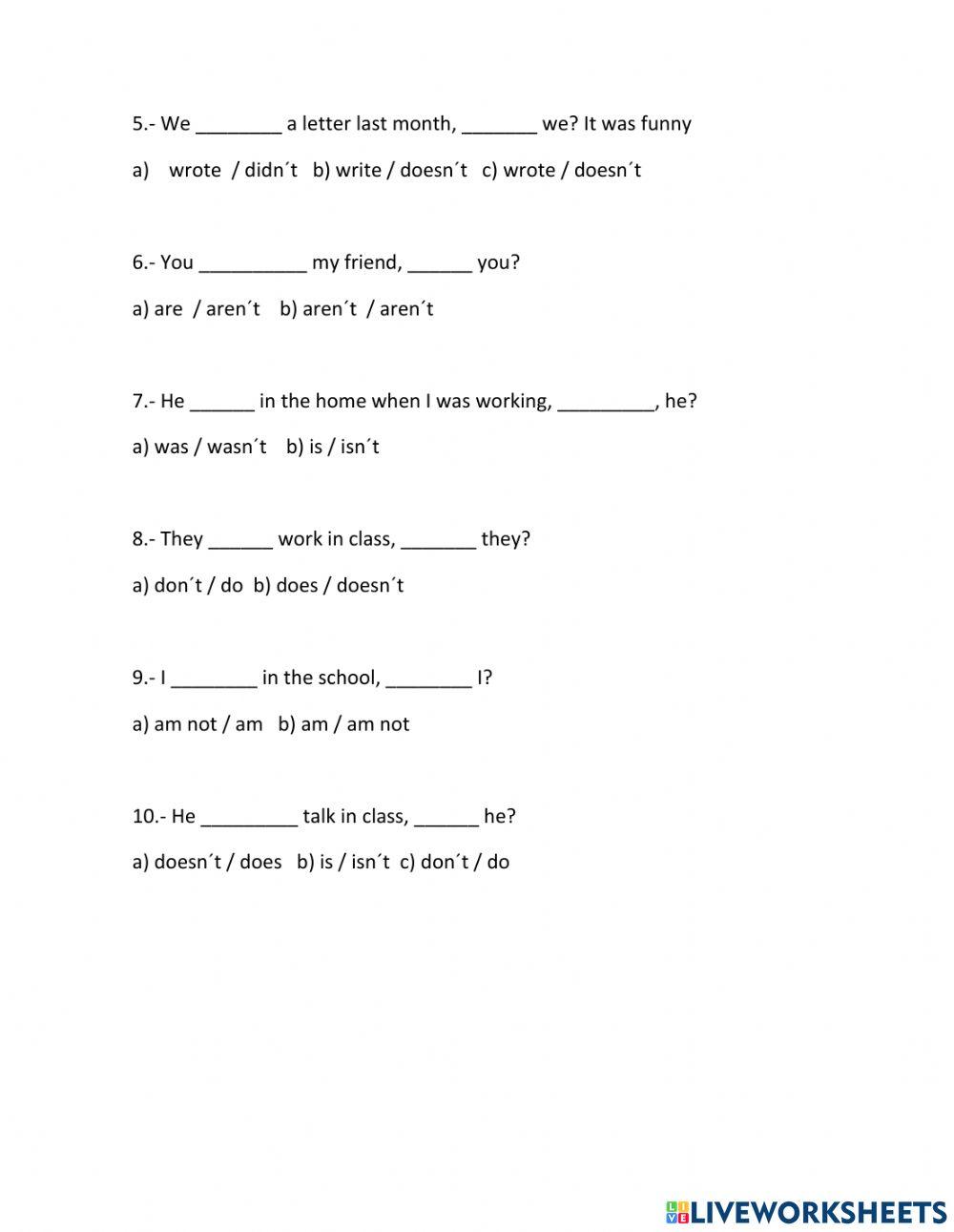 December 6th grade exam