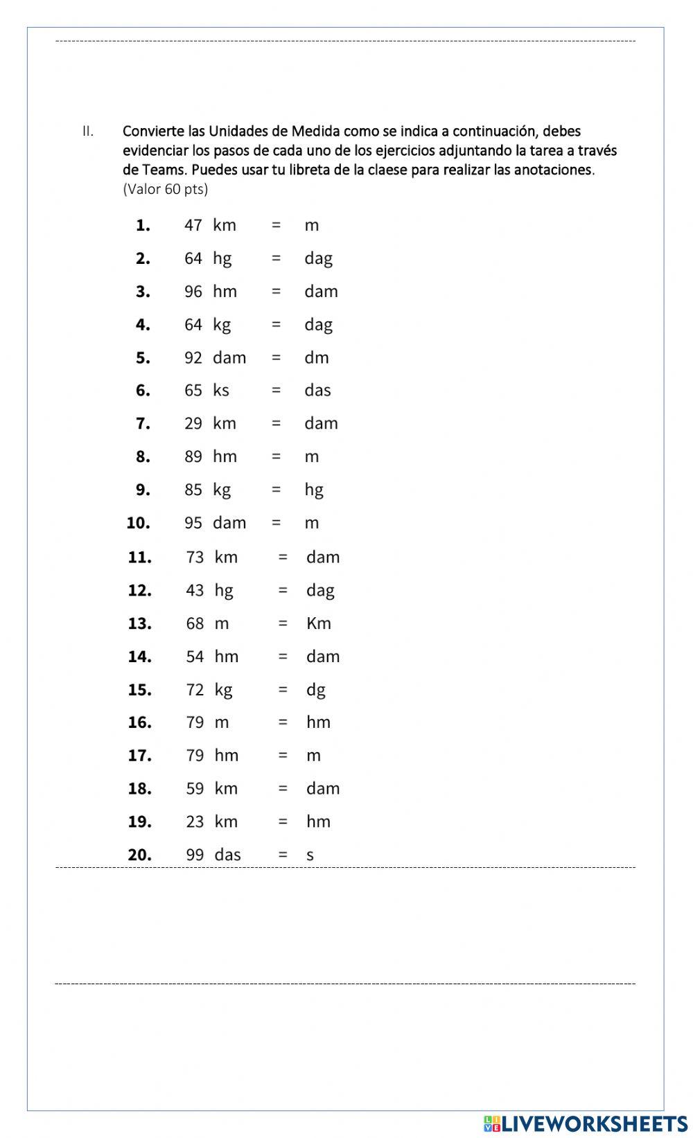 Ciencias Examen 3 Medidas