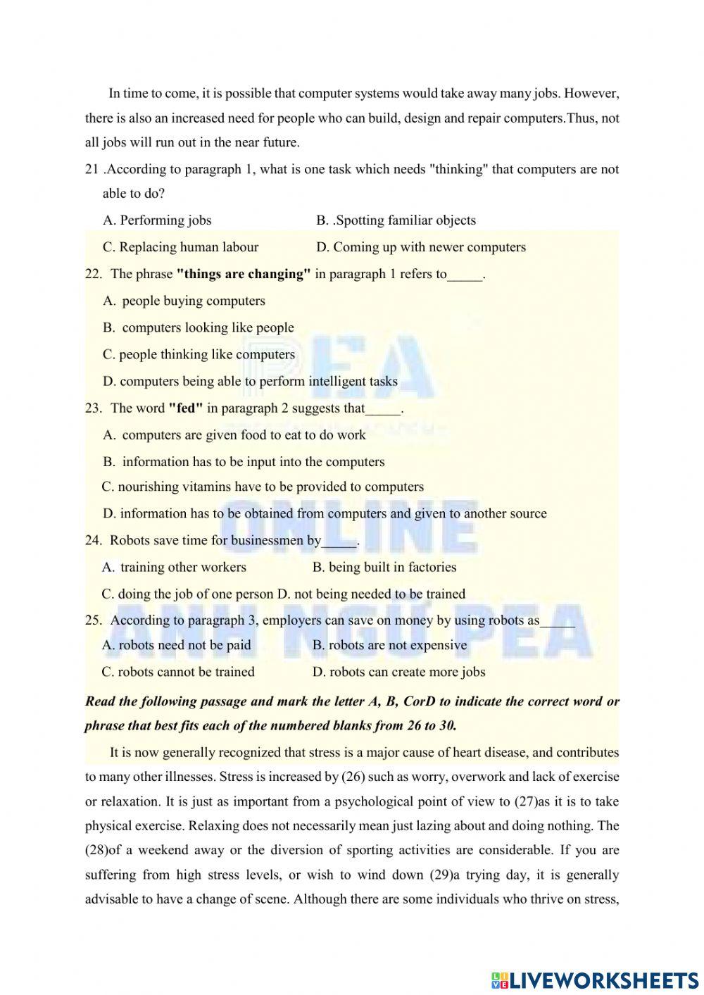 Practice test 8-thpt