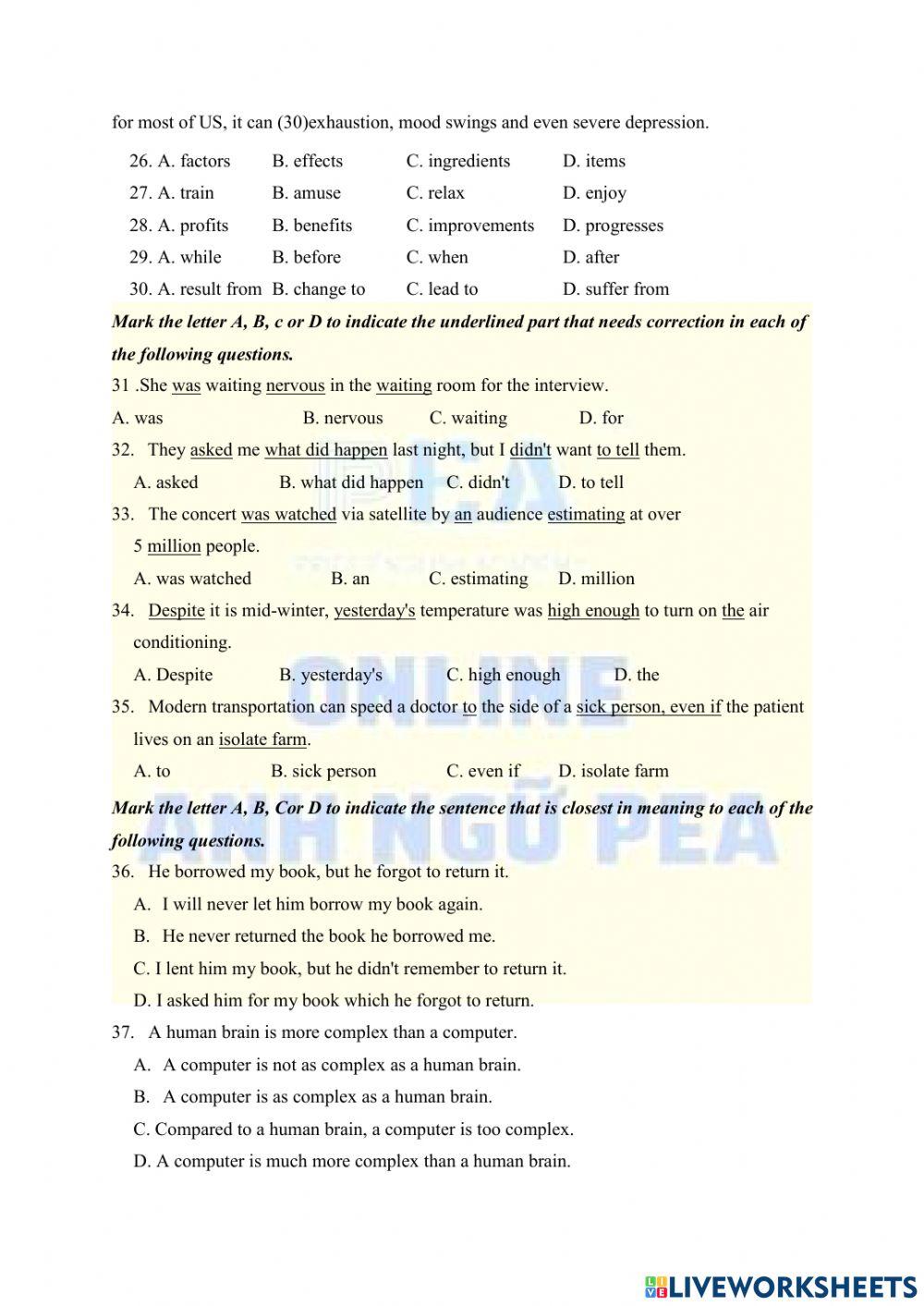 Practice test 8-thpt