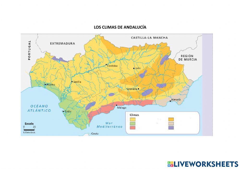 Climas de Andalucía