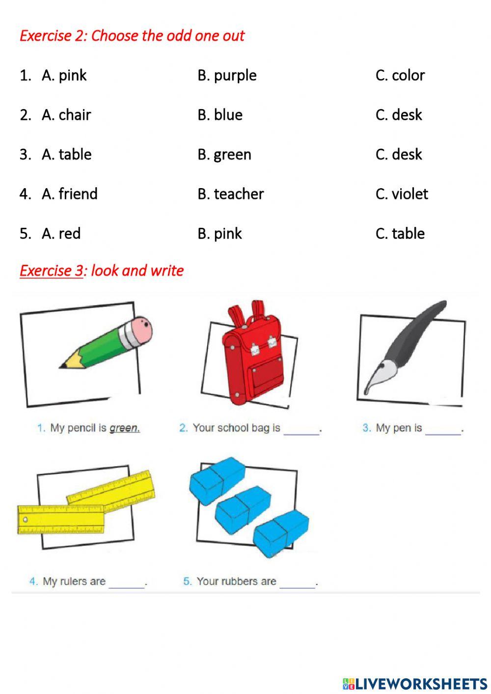 Grade 3 worksheet worksheet for 3 Live Worksheets