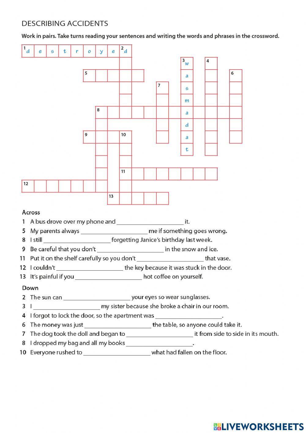 Evolve 3 - 12.1 Describing Accidents