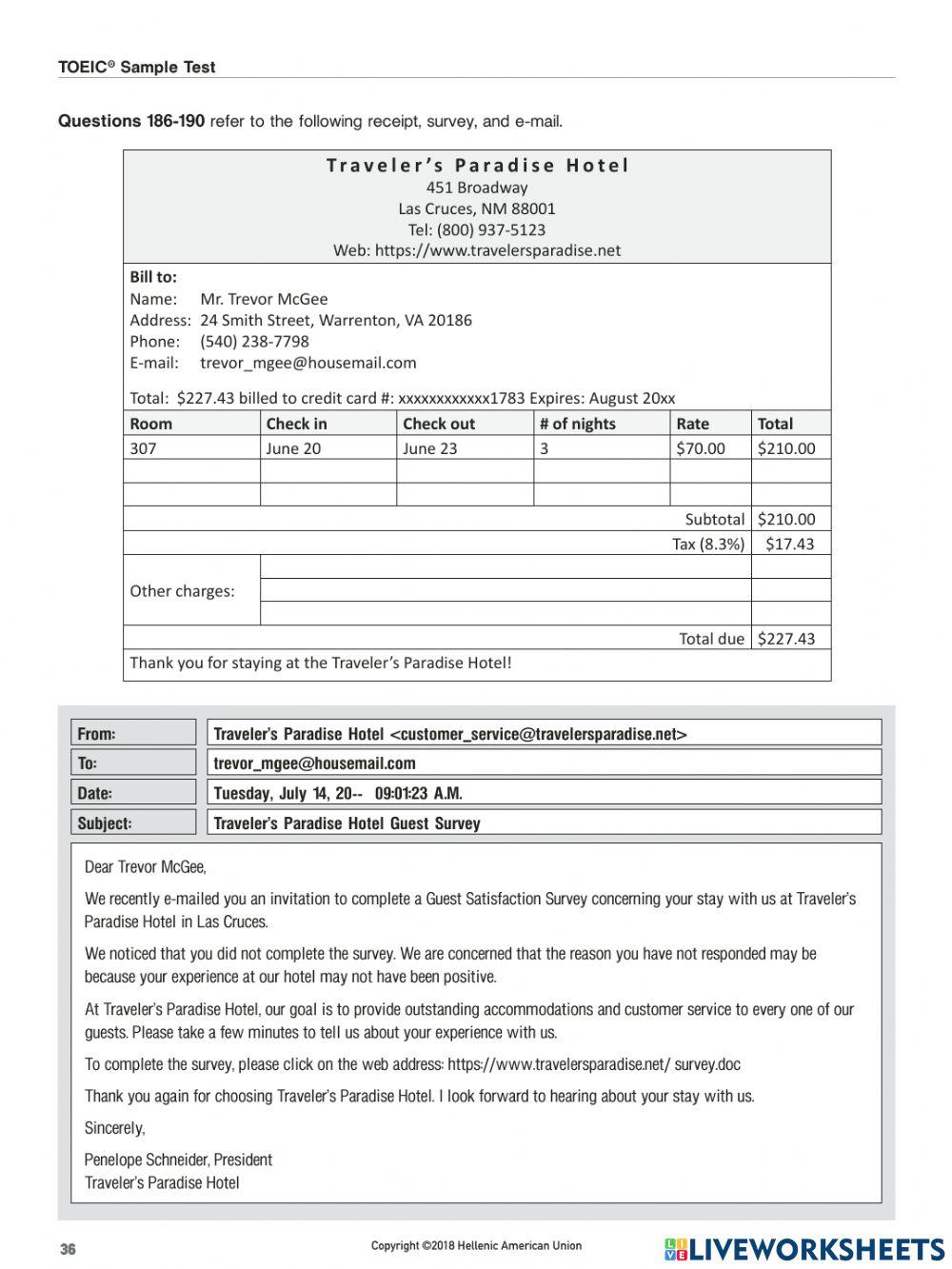 TOEIC Reading 175-195