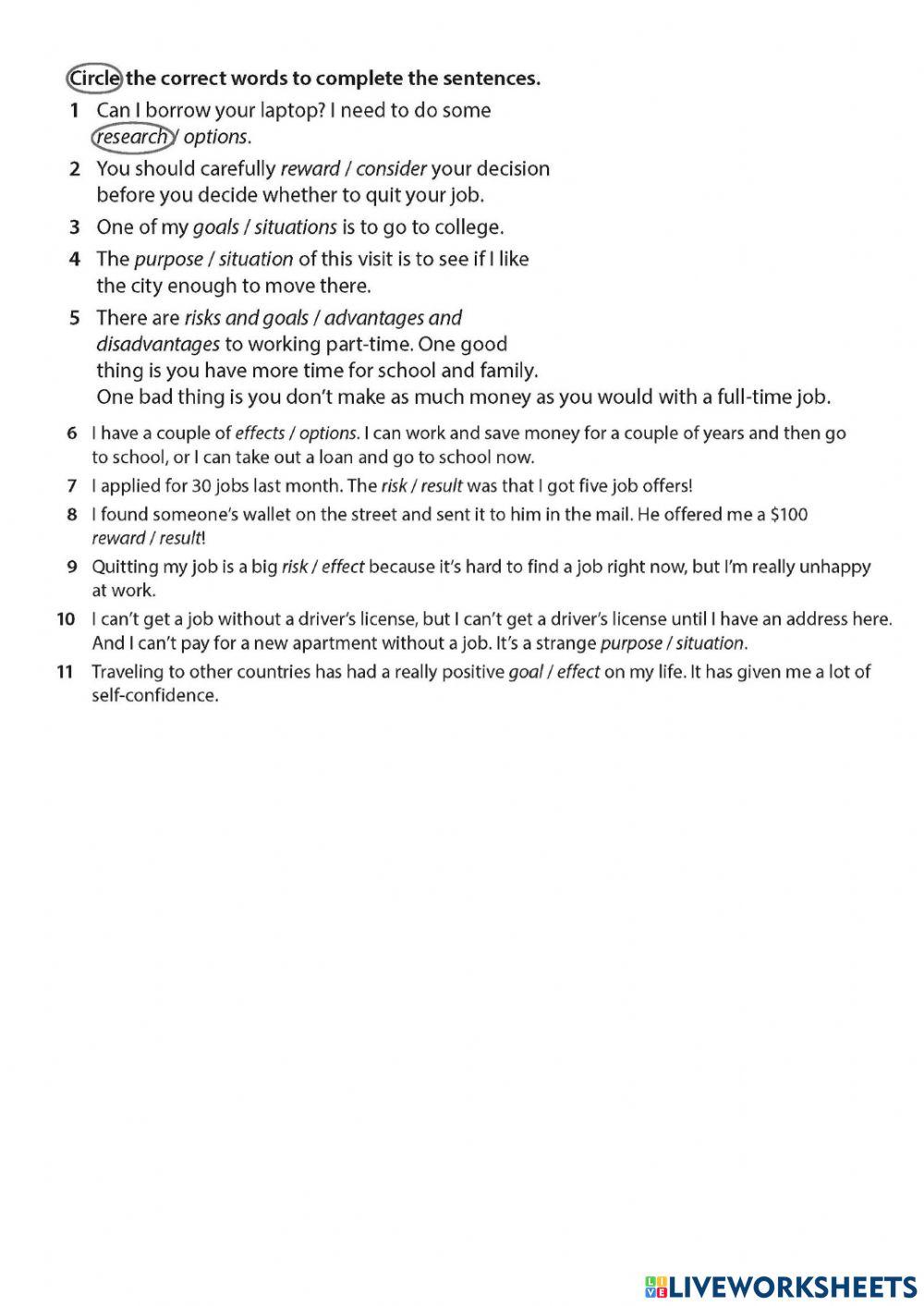 Evolve 3 - 11.2 Opportunities and risks