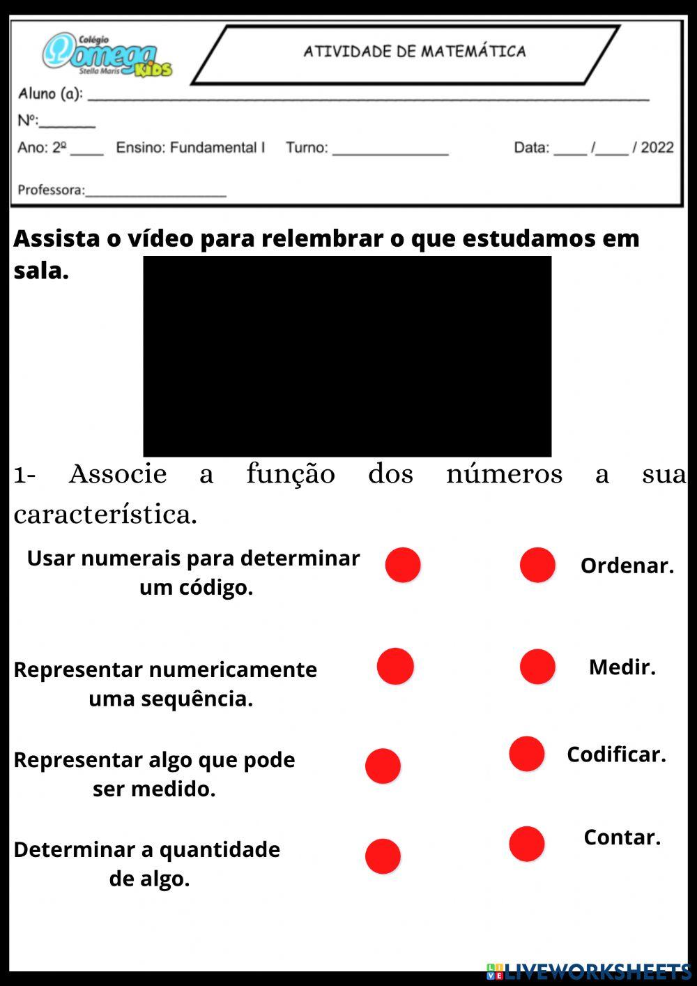 Funções dos números