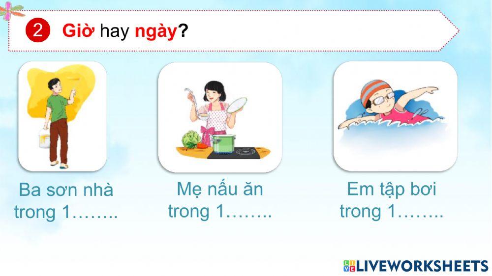 Bài tập ngày 30 tháng 12