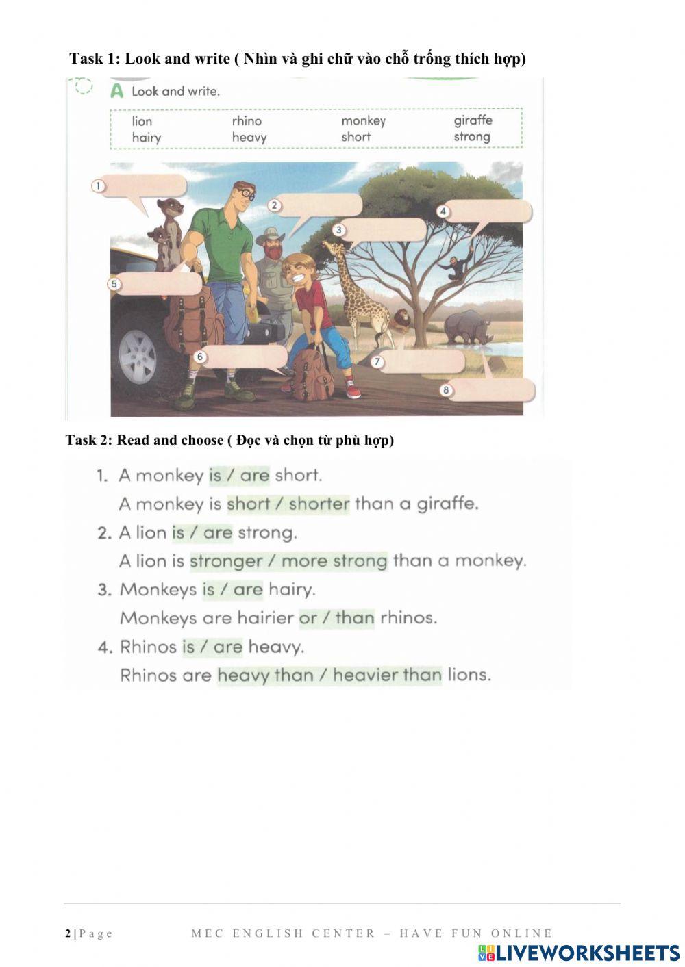 Movers 1B- Unit 5- Lesson 1