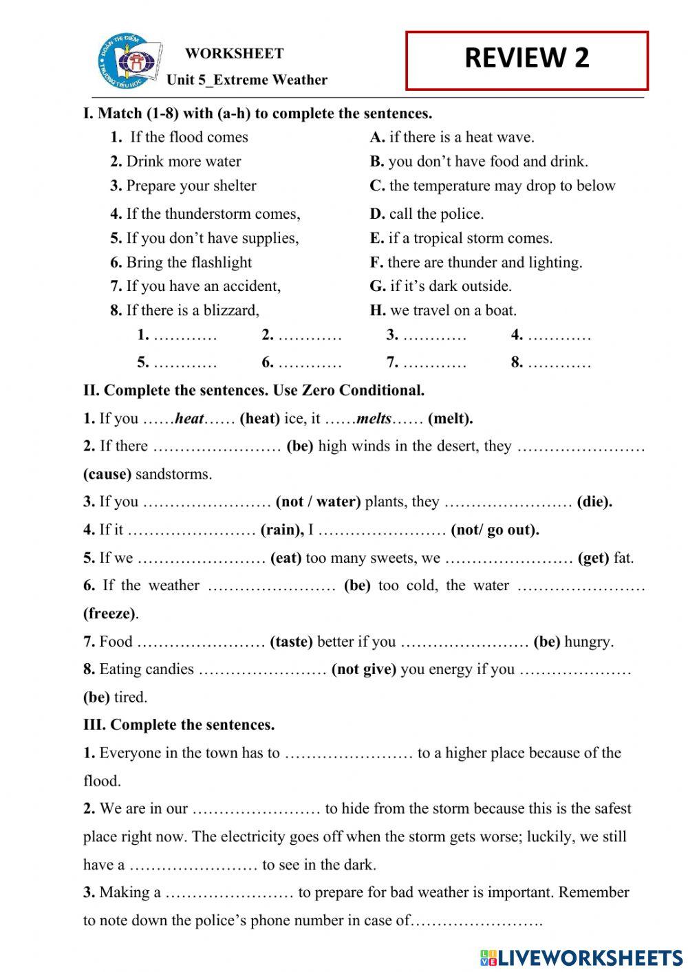Unit 5-Extreme Weather