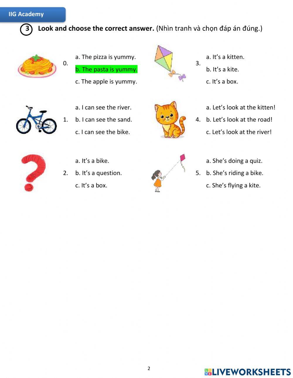 IIG-Grade 2-Worksheet 17