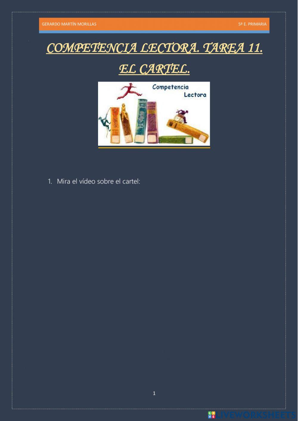 Competencia lectora. Tarea 11.