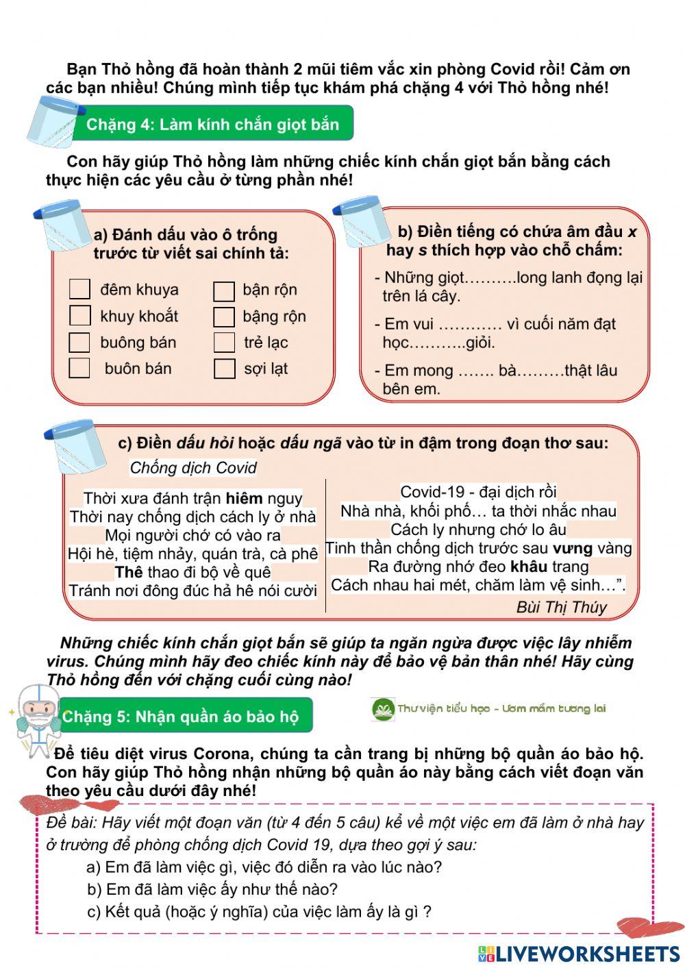 Tiếng việt cuối học kì 1